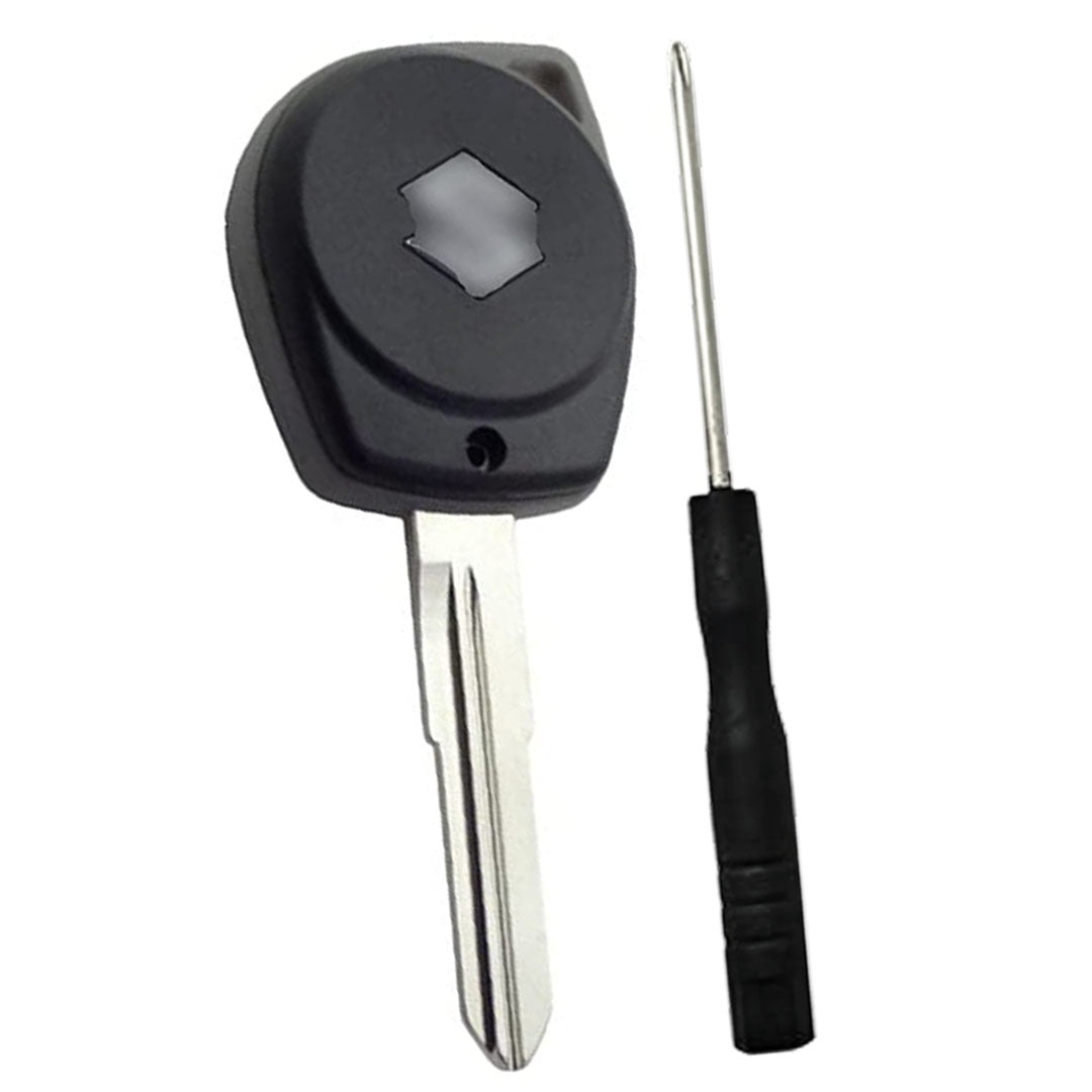 2 Button Remote Key Shell Compatible for Suzuki Swift | Dzire | Ertiga |  Baleno |Celerio | WagonR | Ritz | Brezza | Scross | Alto (Key and Screw