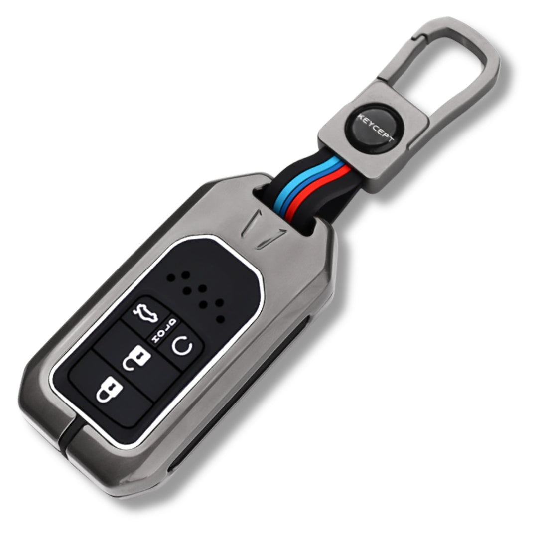 Honda Metal Alloy Key Cover with Keychain (Type M1)