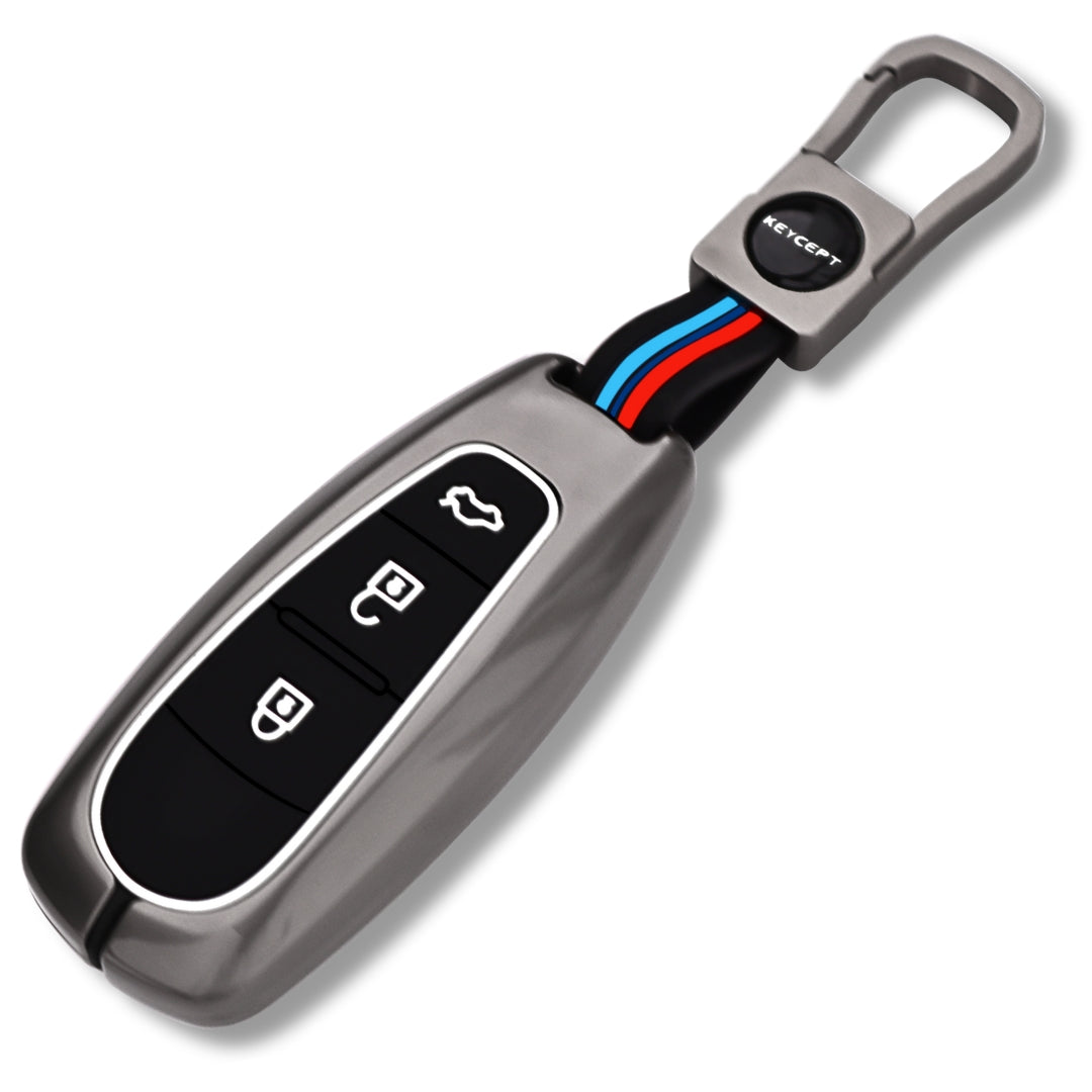 Suzuki Metal Alloy Key Cover with Keychain (Type M1)
