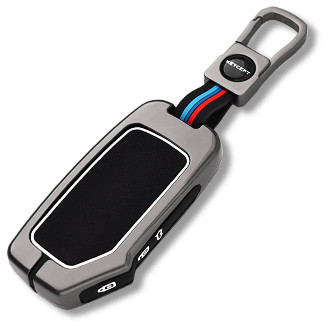 Kia Metal Alloy Key Cover with Keychain (Type  M1)