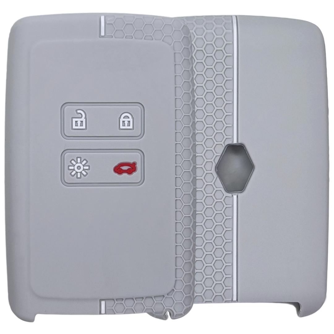Silicone Key Cover Compatible for Renault Kiger | Triber Smart Card Key.