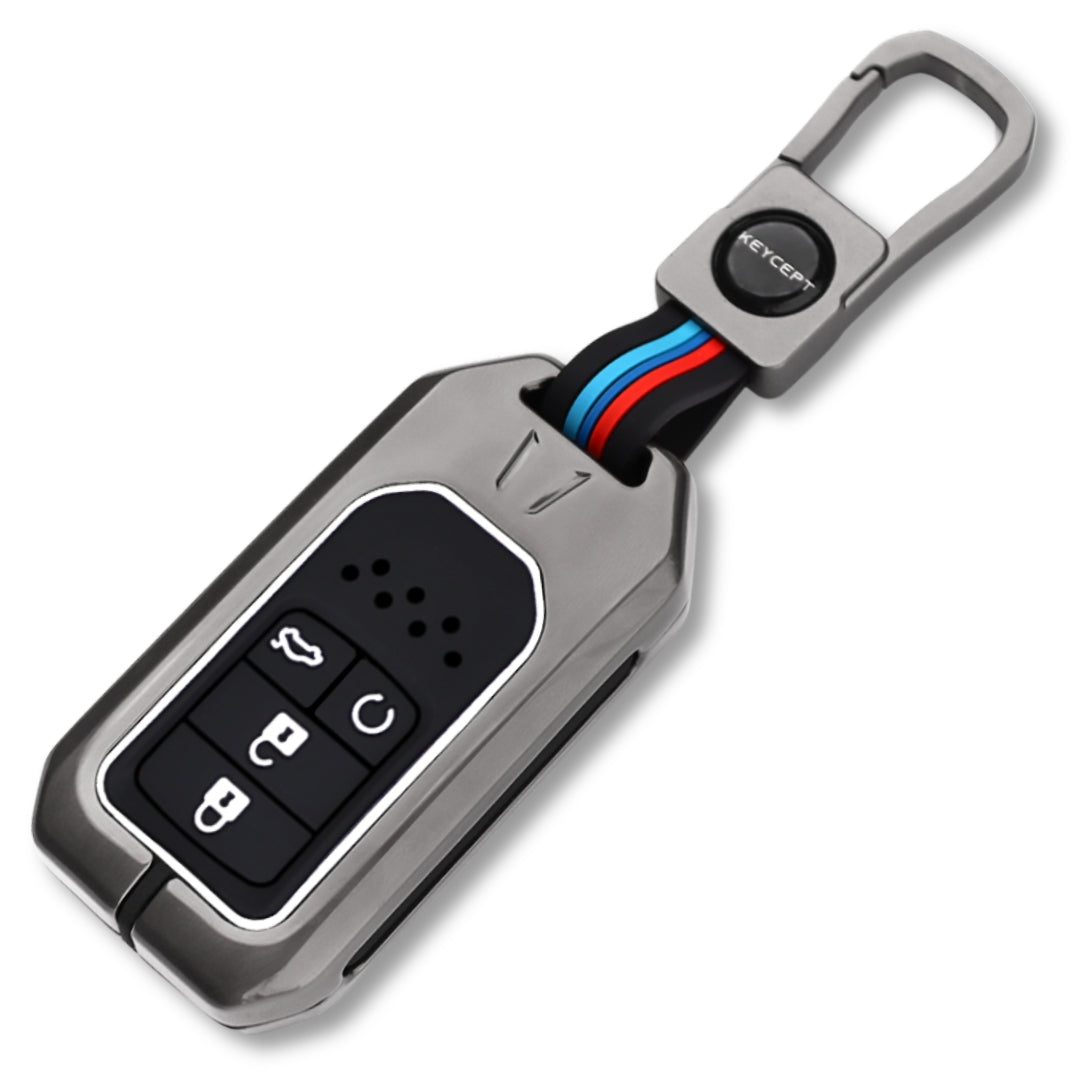 Honda Metal Alloy Key Cover with Keychain (Type M1)