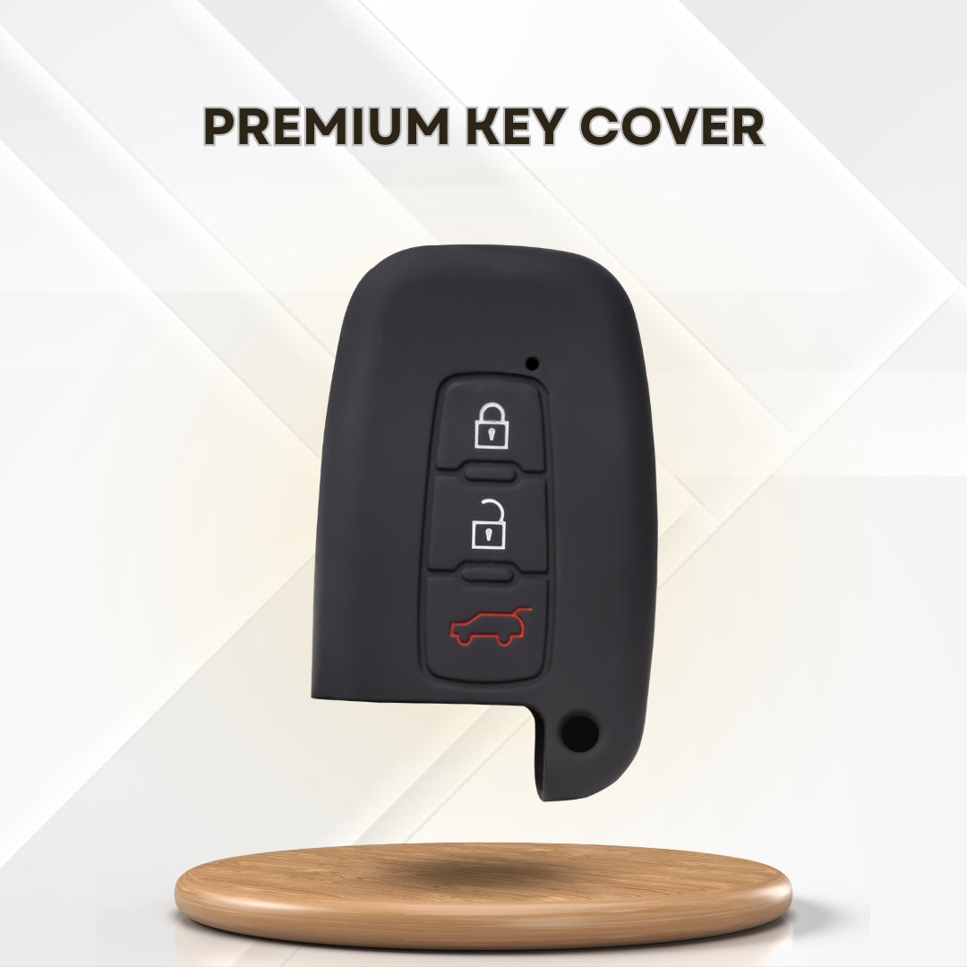 Hyundai Silicone Key Cover with Keychain (Type K1)