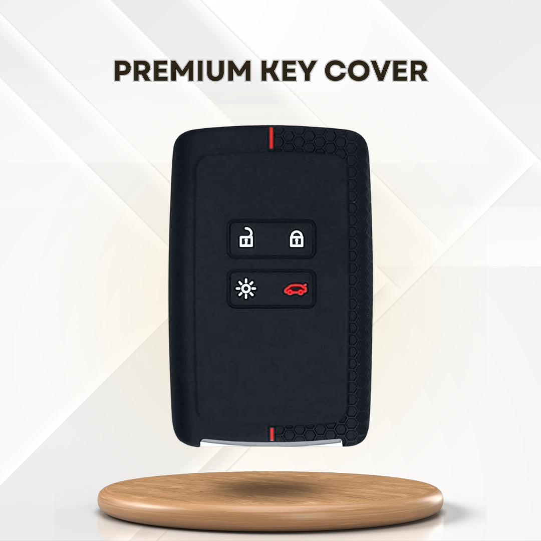 Silicone car key cover for Renault Kiger, Triber Smart Card Key