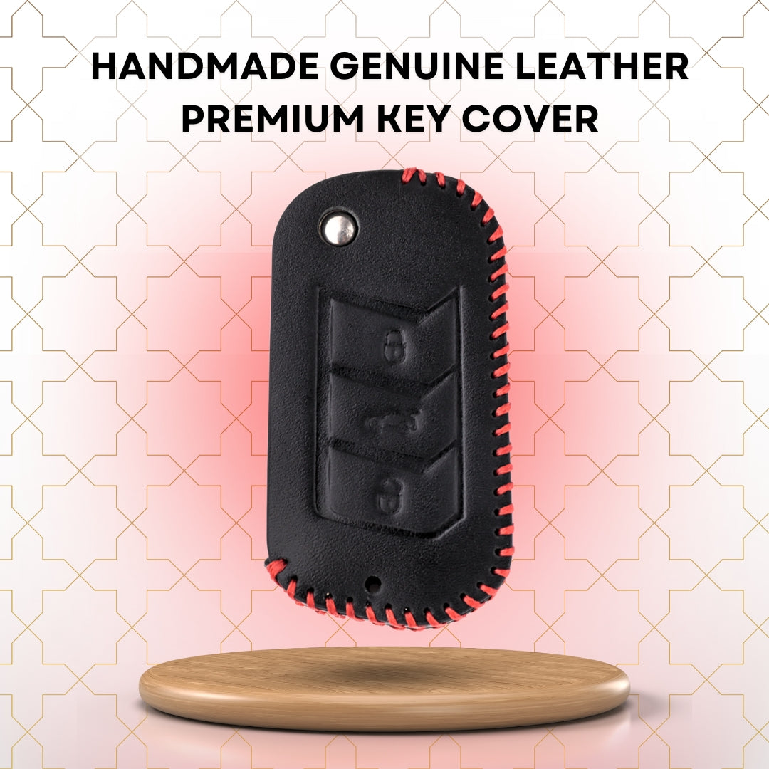 Mahindra Classic Leather Key Cover with Keychain K9