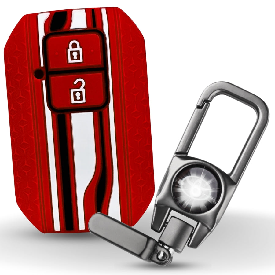 Toyota Tristar Silicone Key Cover With Keychain K8