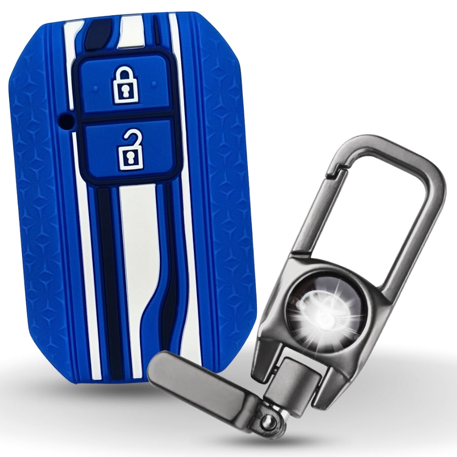 Toyota Tristar Silicone Key Cover With Keychain K8