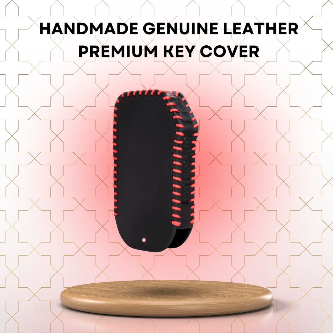 Kia Classic Leather Key Cover with Keychain K3