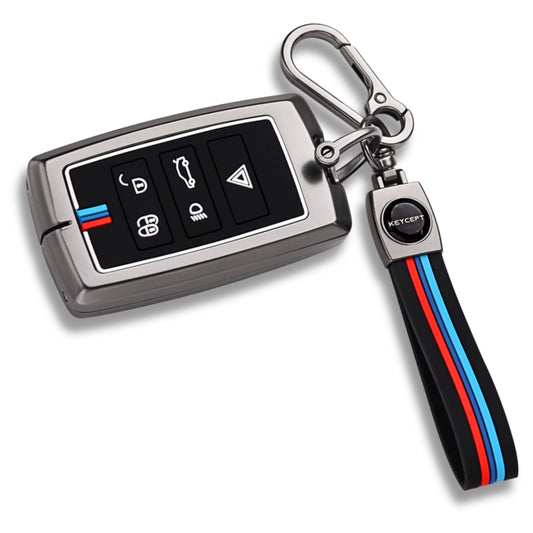 Range Rover Metal Alloy Key Cover with Keychain (Type M2)