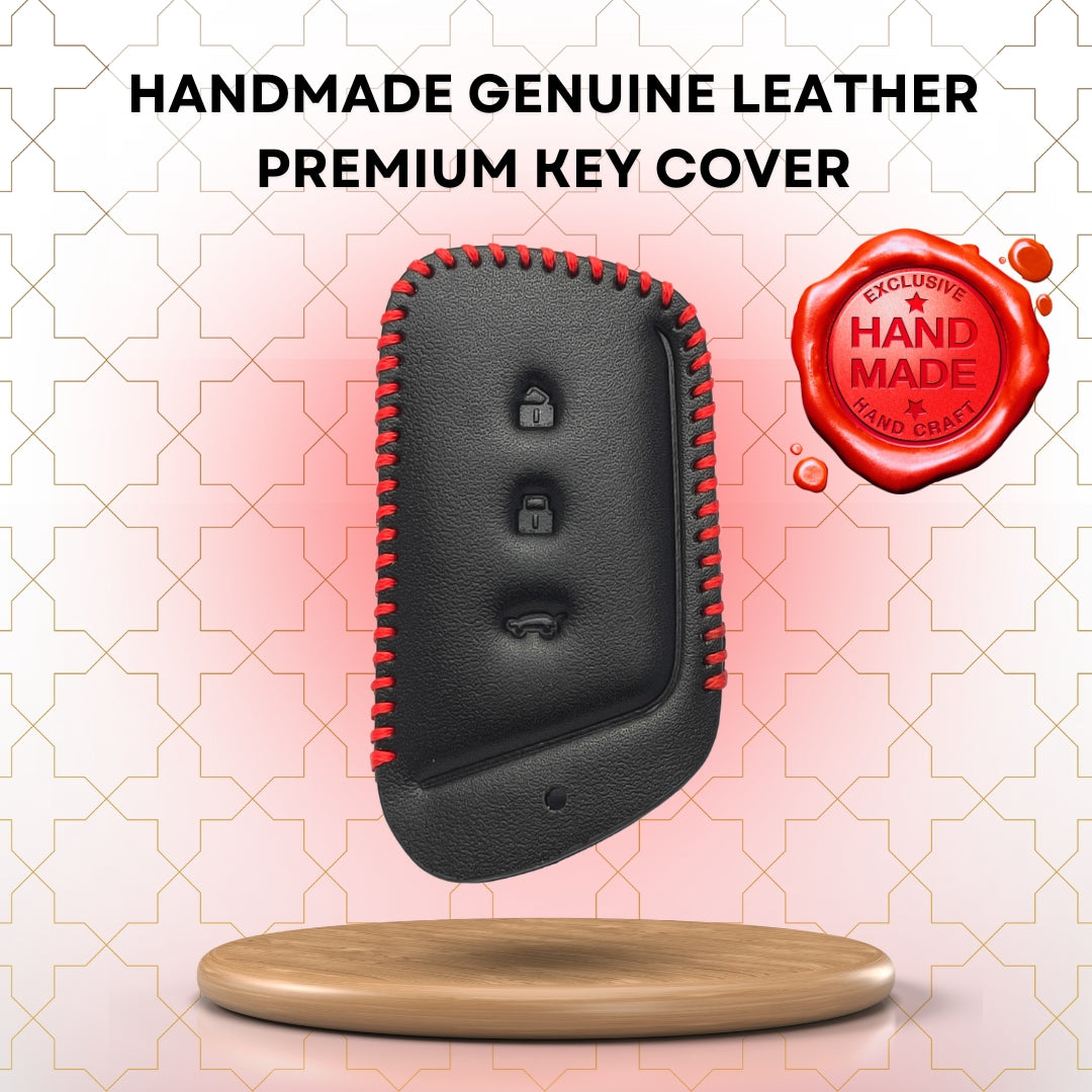 MG Classic Leather Key Cover with Keychain (Type 2)