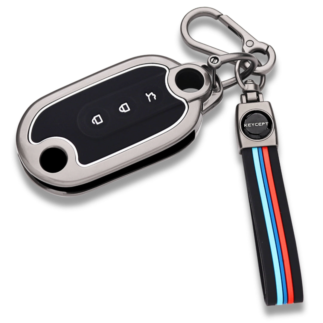 MG Metal Alloy Key Cover with Keychain (Type M2)