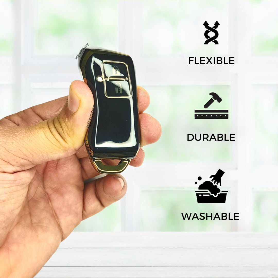 suzuki swift dzire ertiga old wagonr ritz alto 2b smart tpu black gold key case key chain