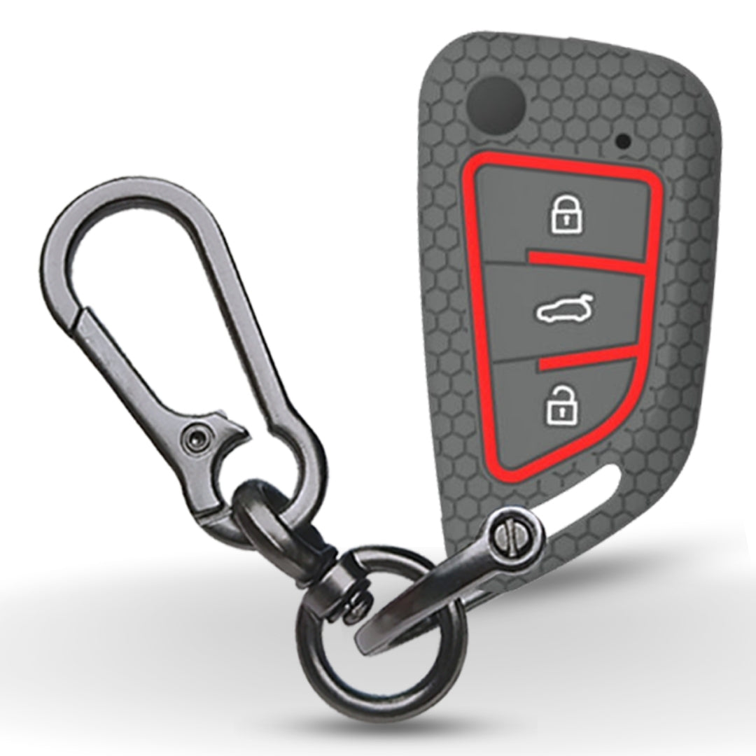 Silicone key cover for universal ZS EV, MG Astor with smart key with keychain