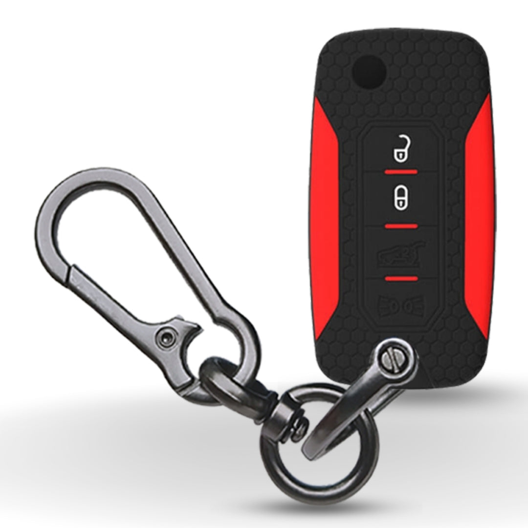 Silicone Key Cover with Keychain.(Type 1)