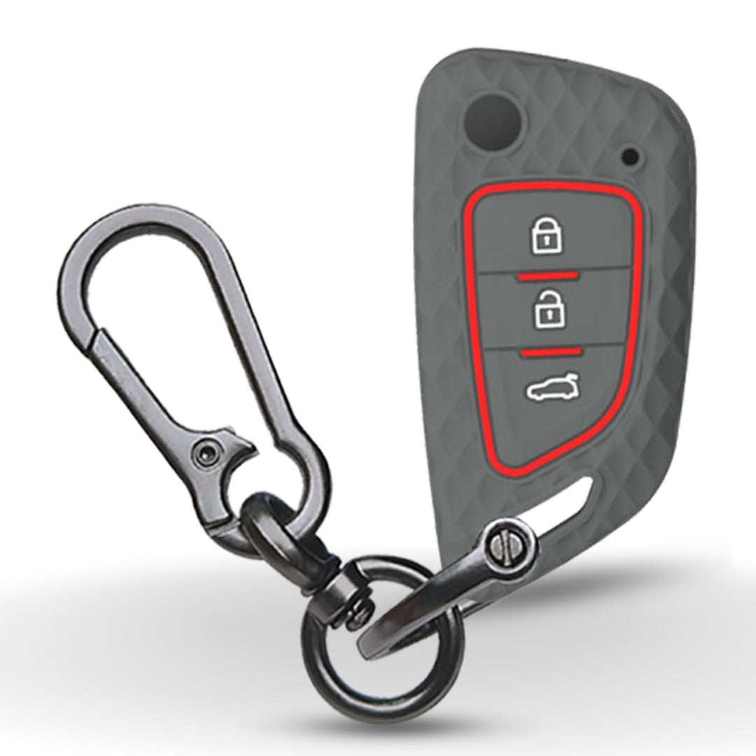 Silicone key cover for Universal models with xhorse df model universal remote flip key with keychain