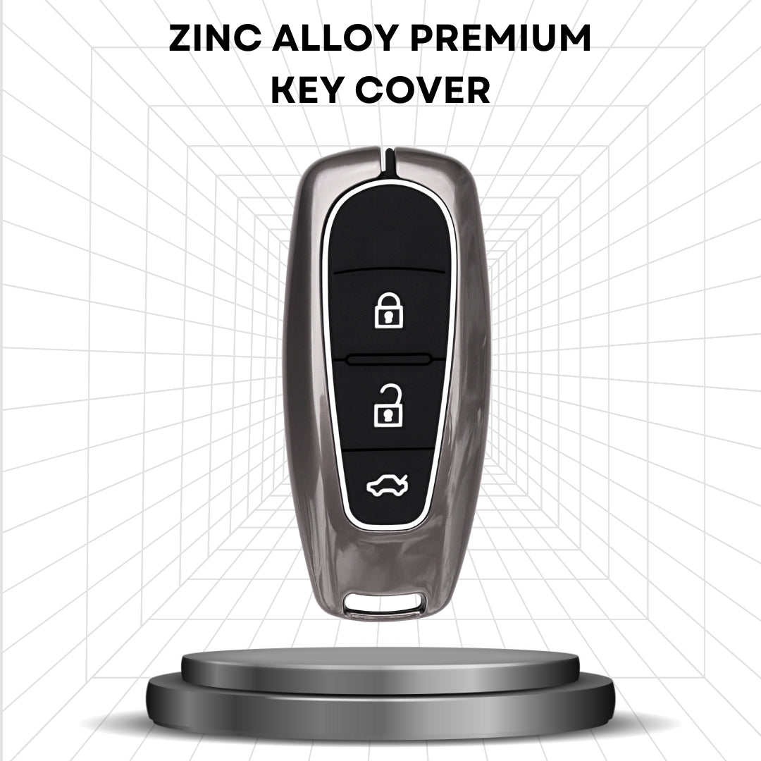 Suzuki Metal Alloy Key Cover with Keychain (Type M1)