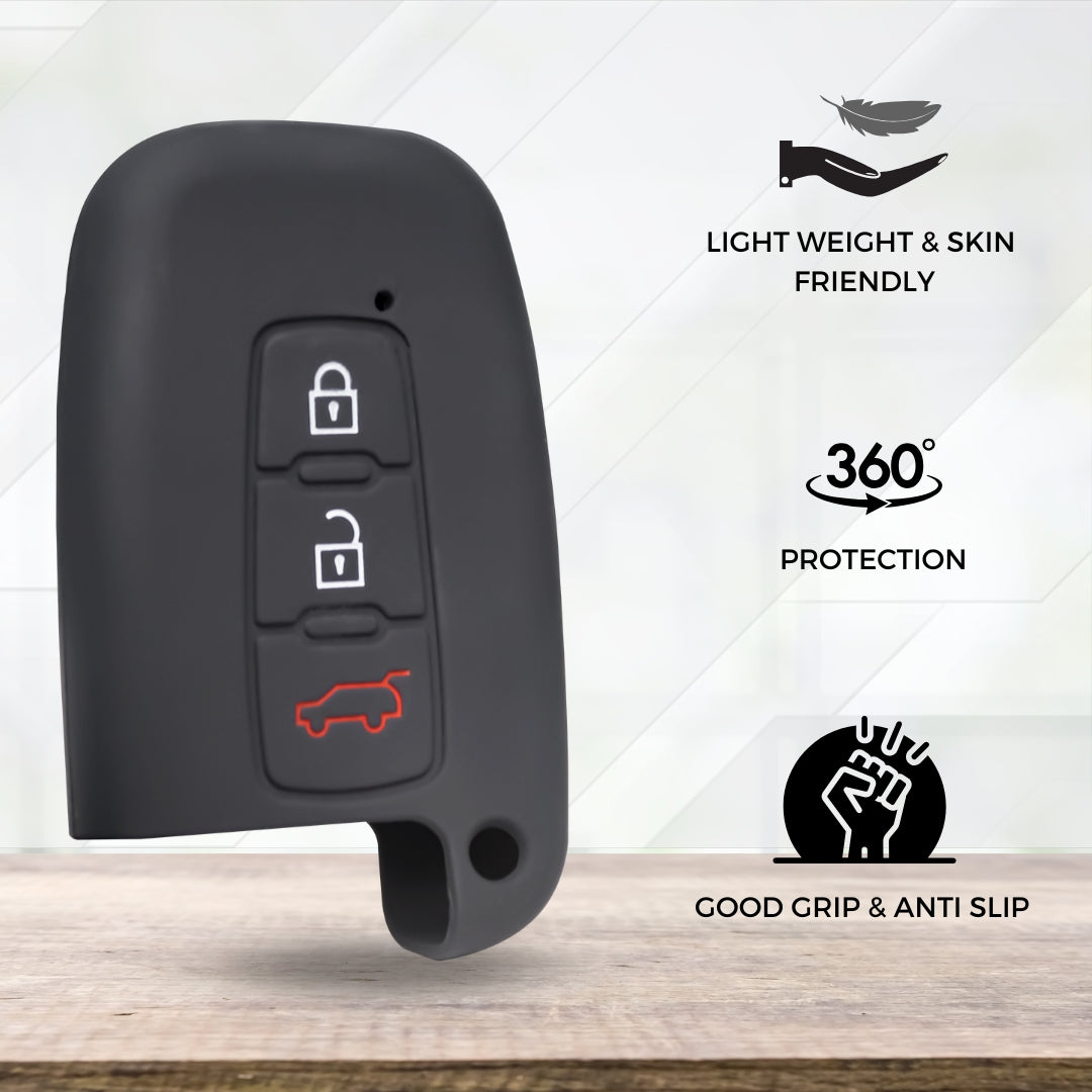 Hyundai Silicone Key Cover with Keychain (Type K1)