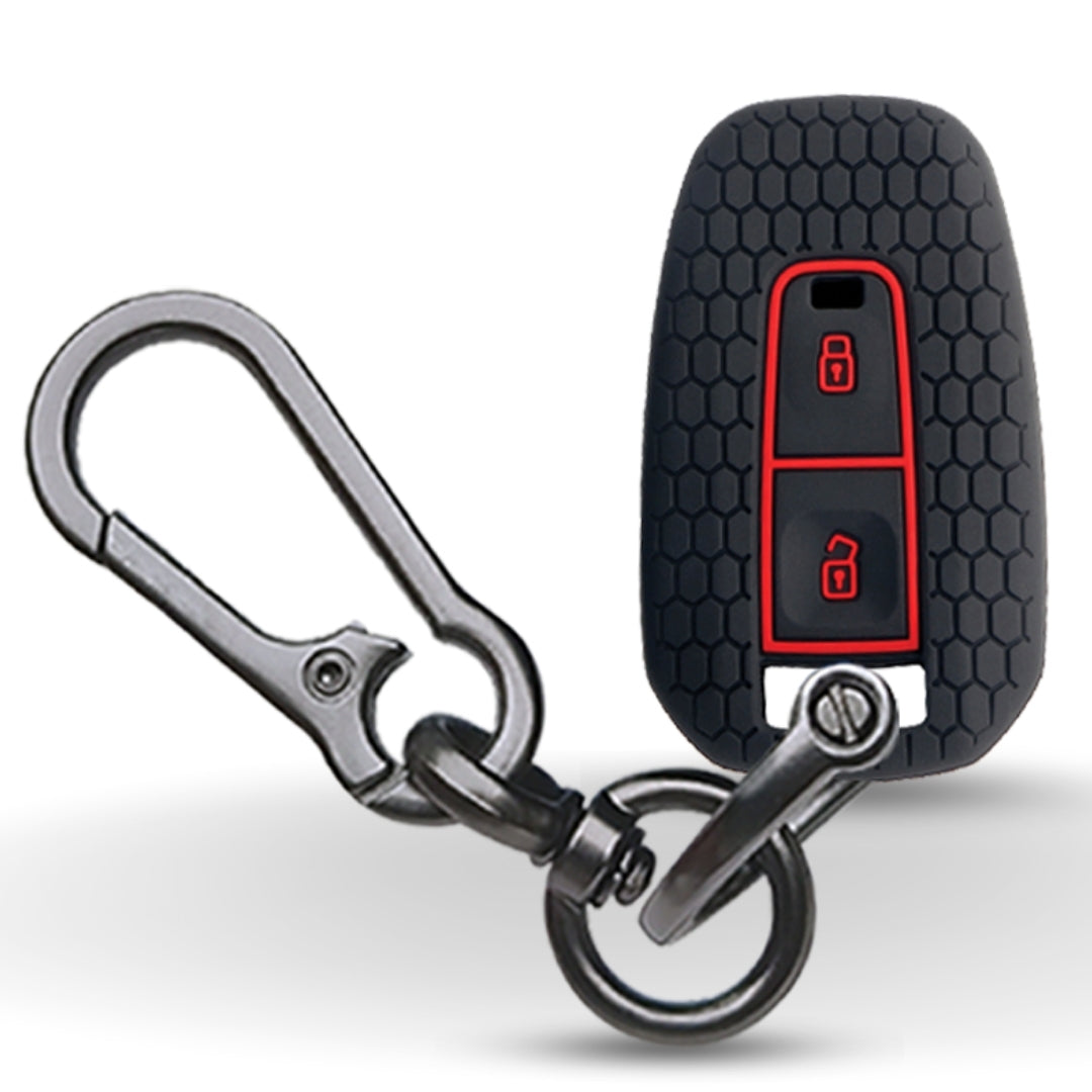 Silicone key cover for Tata Indica Vista / Indigo Manza with keychain