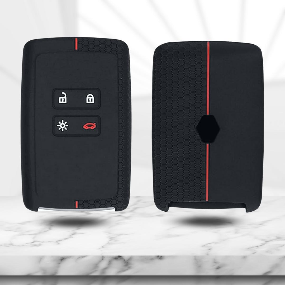 Silicone car key cover for Renault Kiger, Triber Smart Card Key