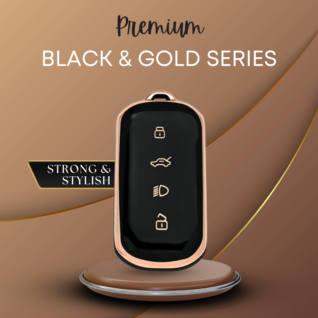 Tata Gold Line TPU Key Cover with Keychain (Type 1)