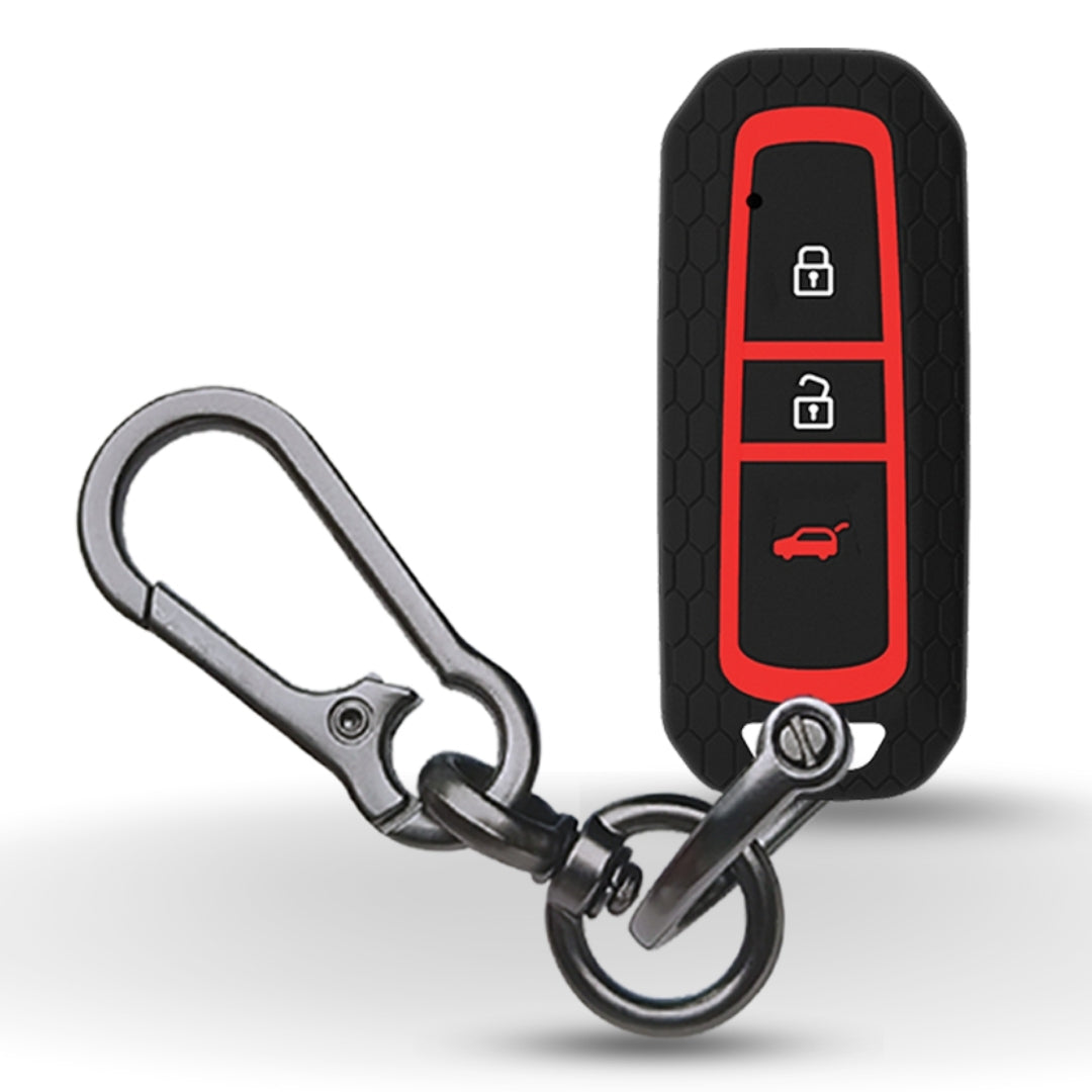 Silicone Car Key Cover for MG Hector with keychain