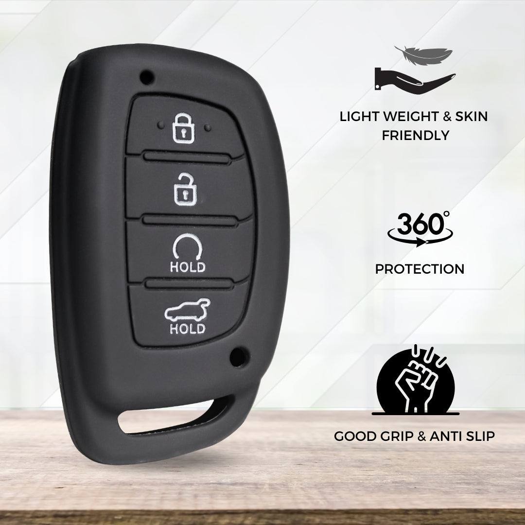 Hyundai Silicone Key Cover with keychain (Type K2)