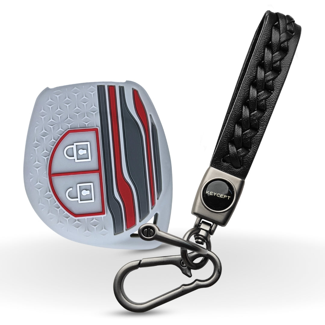 Suzuki TriStar Silicone Key Cover with Keychain