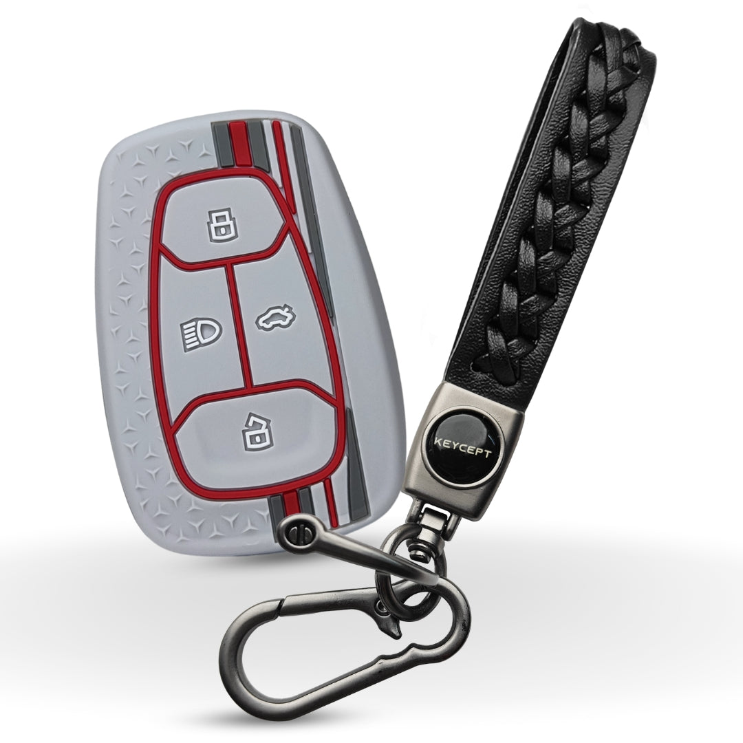 Tata TriStar Silicone Key Cover with Keychain