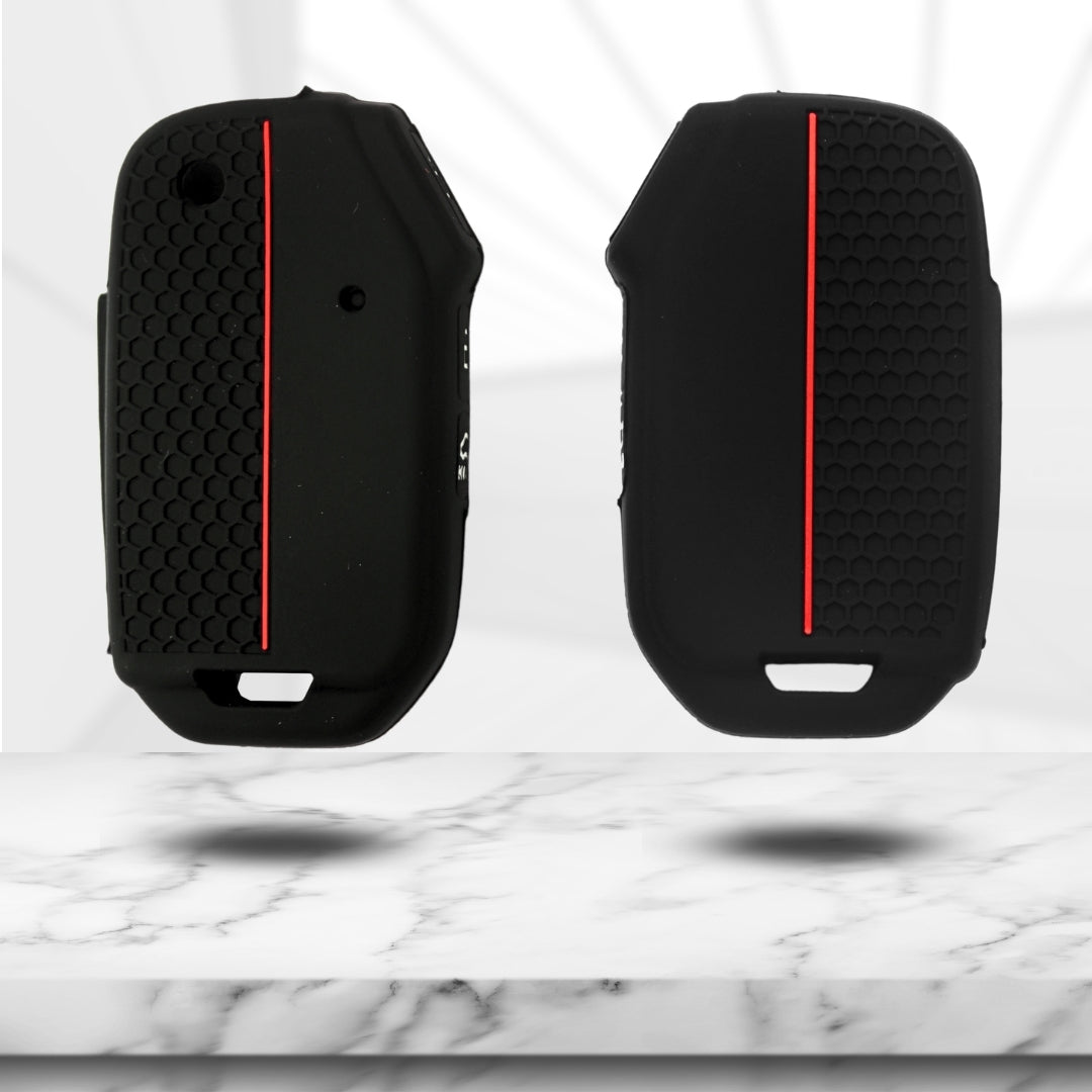 Kia Silicone key cover with keychain (Type K2)