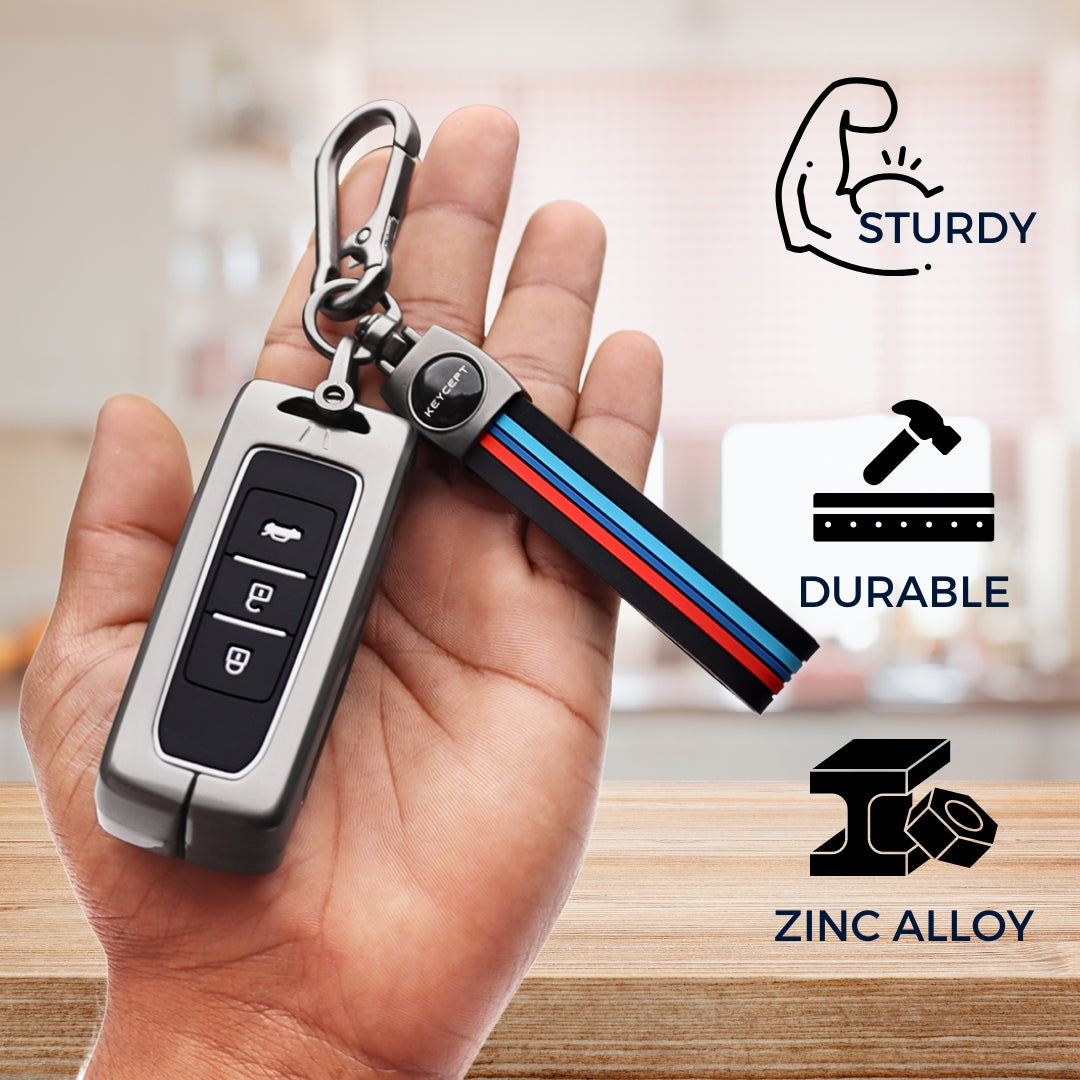 MG Metal Alloy Key Cover with Keychain (Type M2)