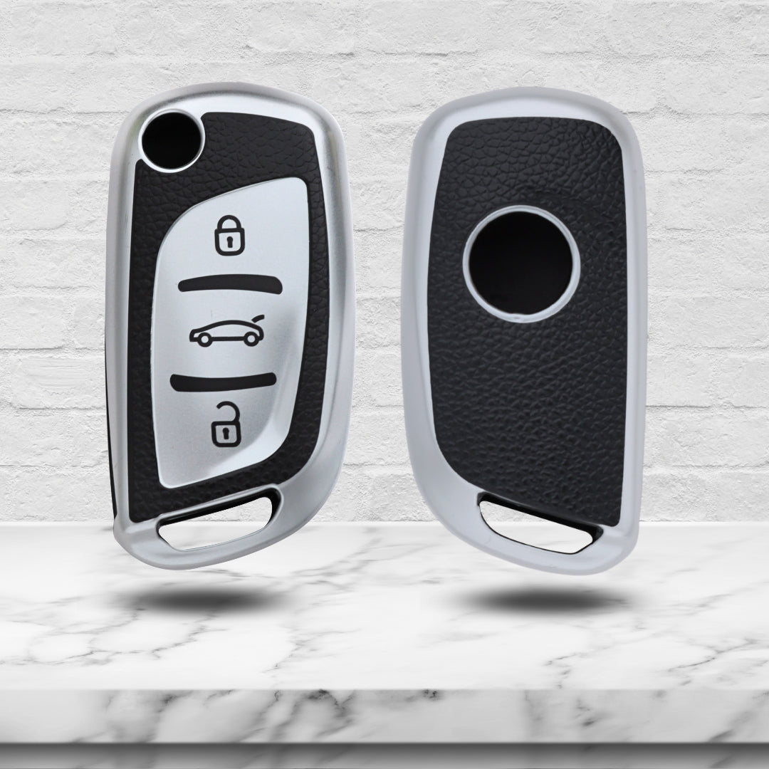 Universal TPU Leather Key Cover with Keychain (Type 1)