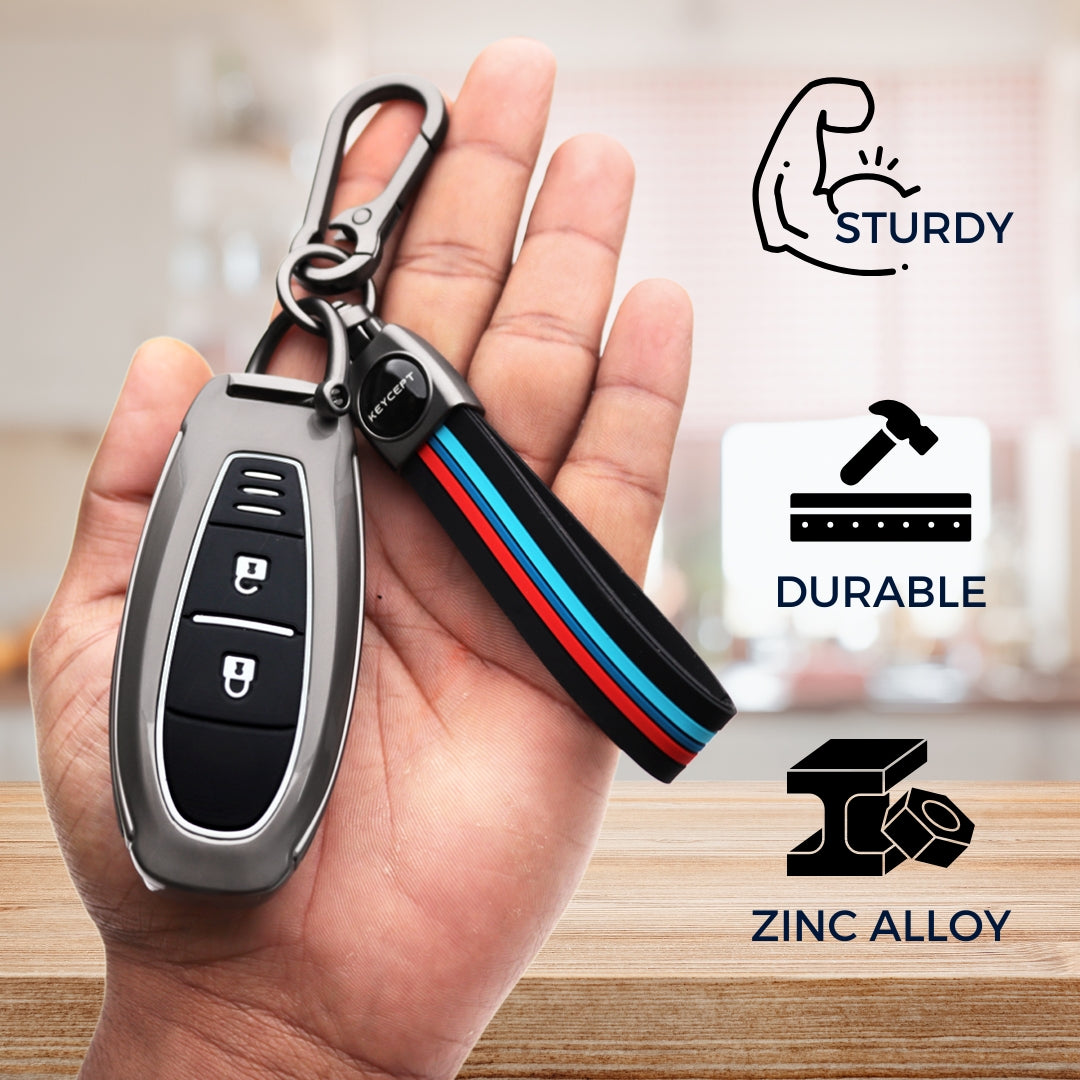 Suzuki Metal Alloy Keycover with keychain (Type M2)