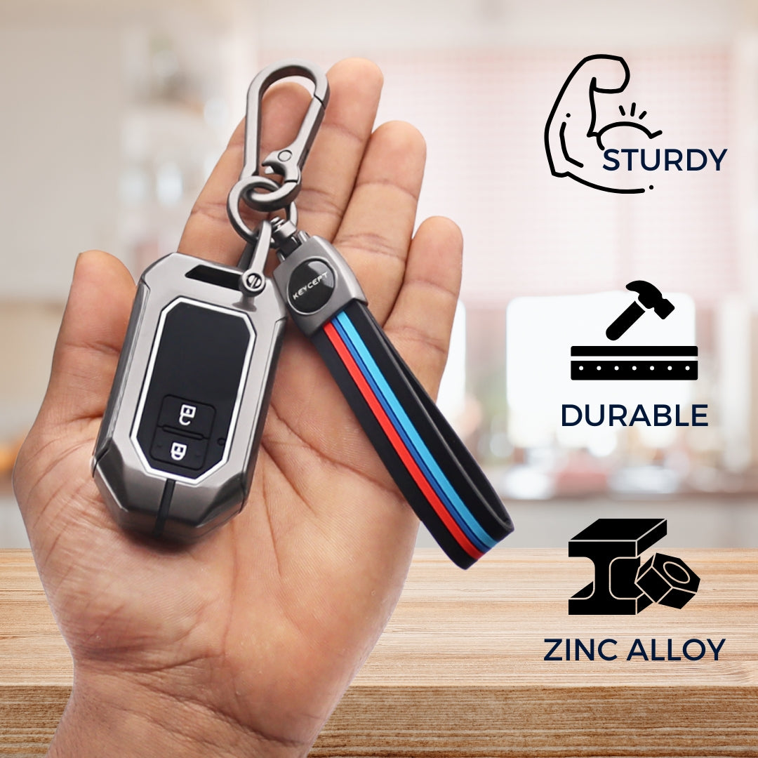 Suzuki Metal Keycover With KeyChain (Type M2)