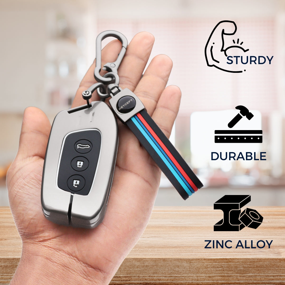 MG Metal Alloy Key Cover with Keychain (Type M2)