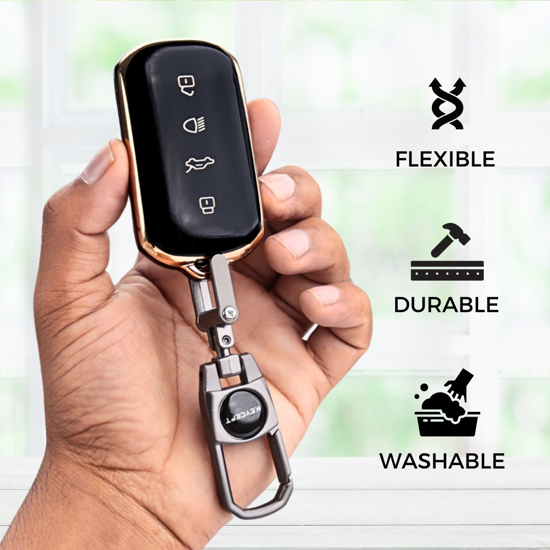 Tata Goldline TPU Key Cover with Keychain (Type 2)