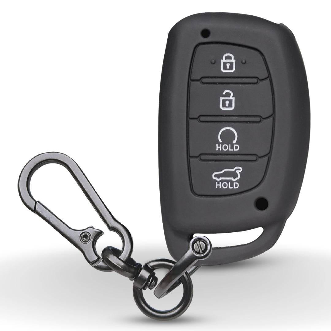 Hyundai Silicone Key Cover with keychain (Type K1)
