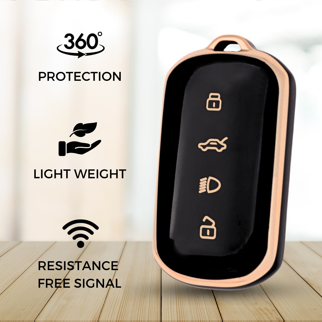 Tata Goldline TPU Key Cover with Keychain (Type 2)