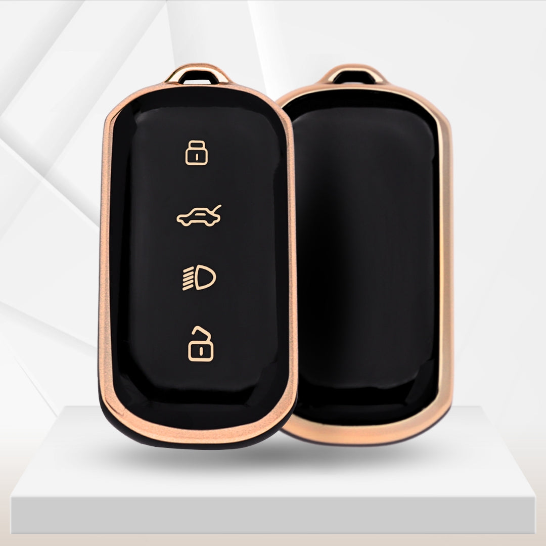 Tata Gold Line TPU Key Cover with Keychain (Type 1)