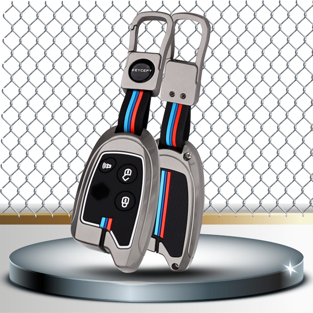 Suzuki Metal Key Cover with Keychain (Type M1).