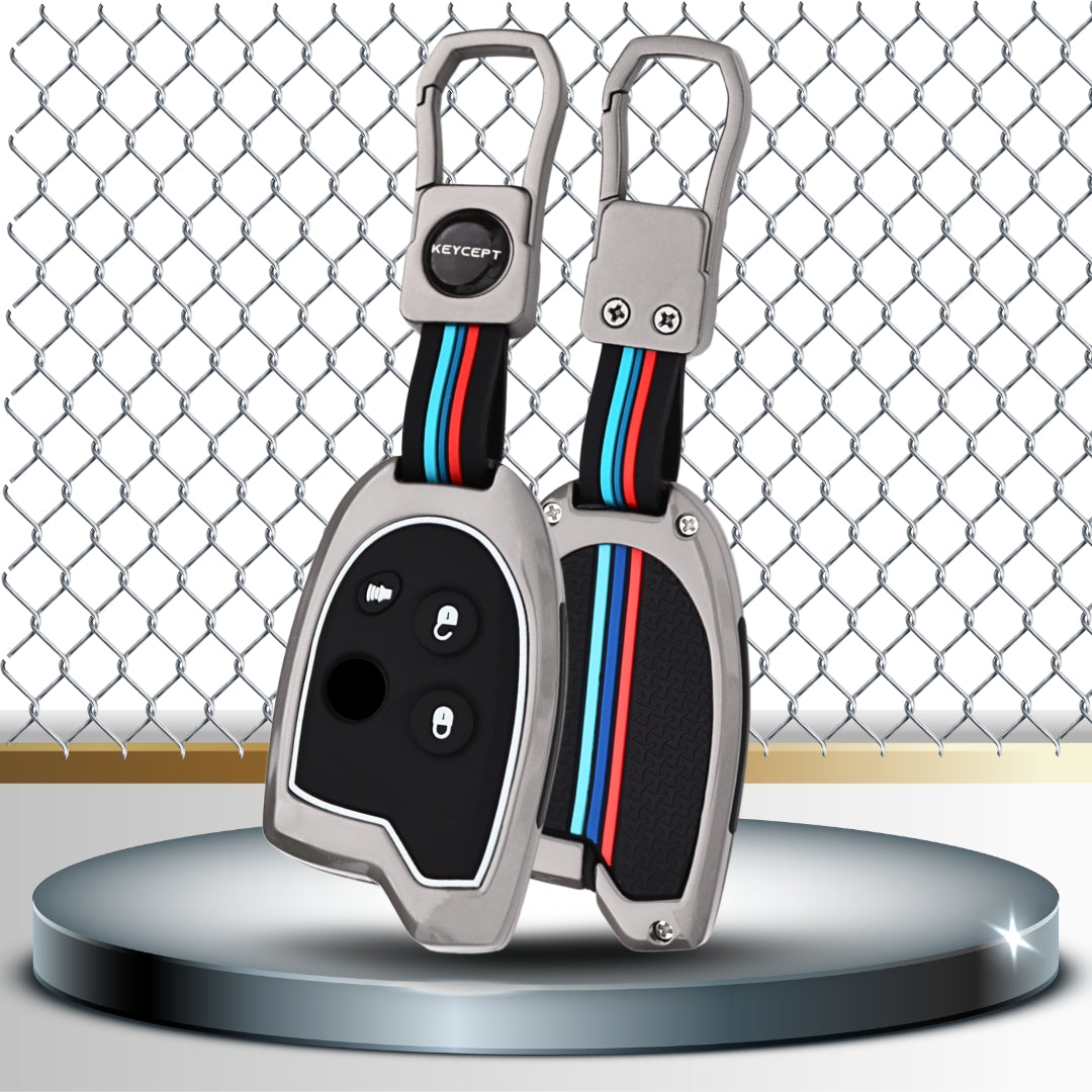 Suzuki Metal Key Cover with Keychain (Type M1).