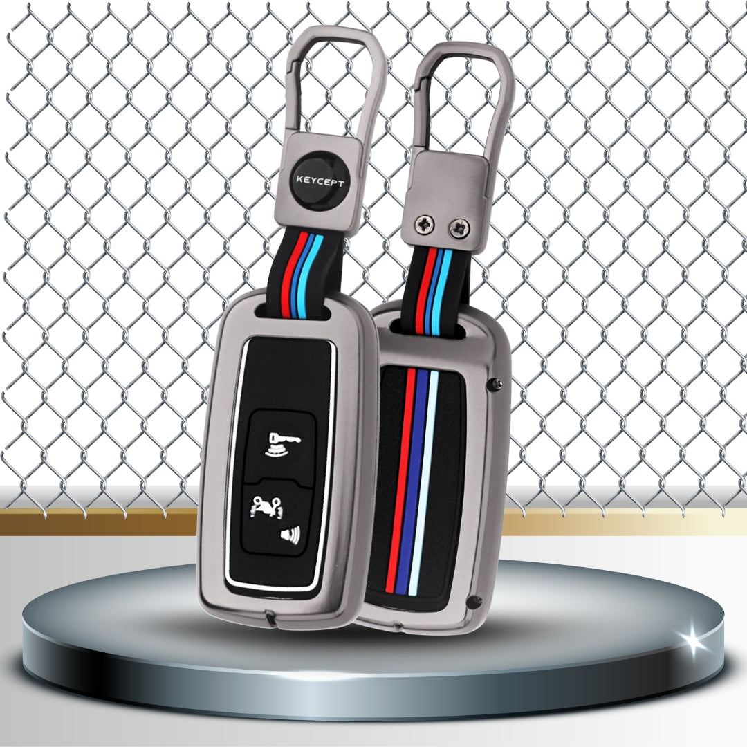 Honda Metal Key Cover with Keychain (Type M1)