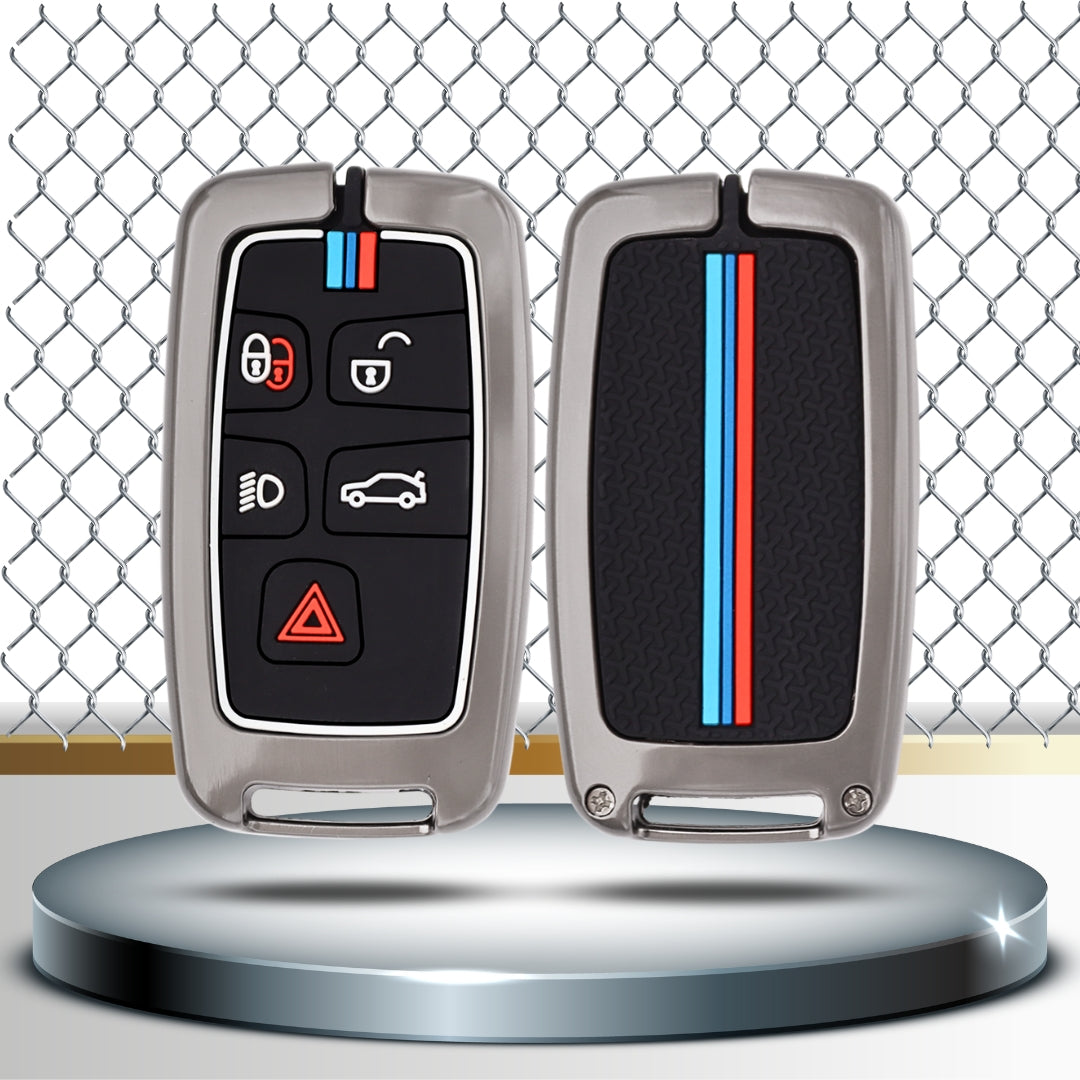 Land Rover Metal Alloy Key Cover with Keychain (Type M2).