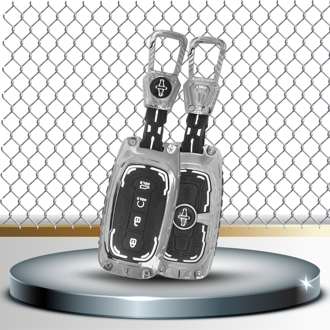 Kia Metal Armor Key Cover with keychain (Type M4)