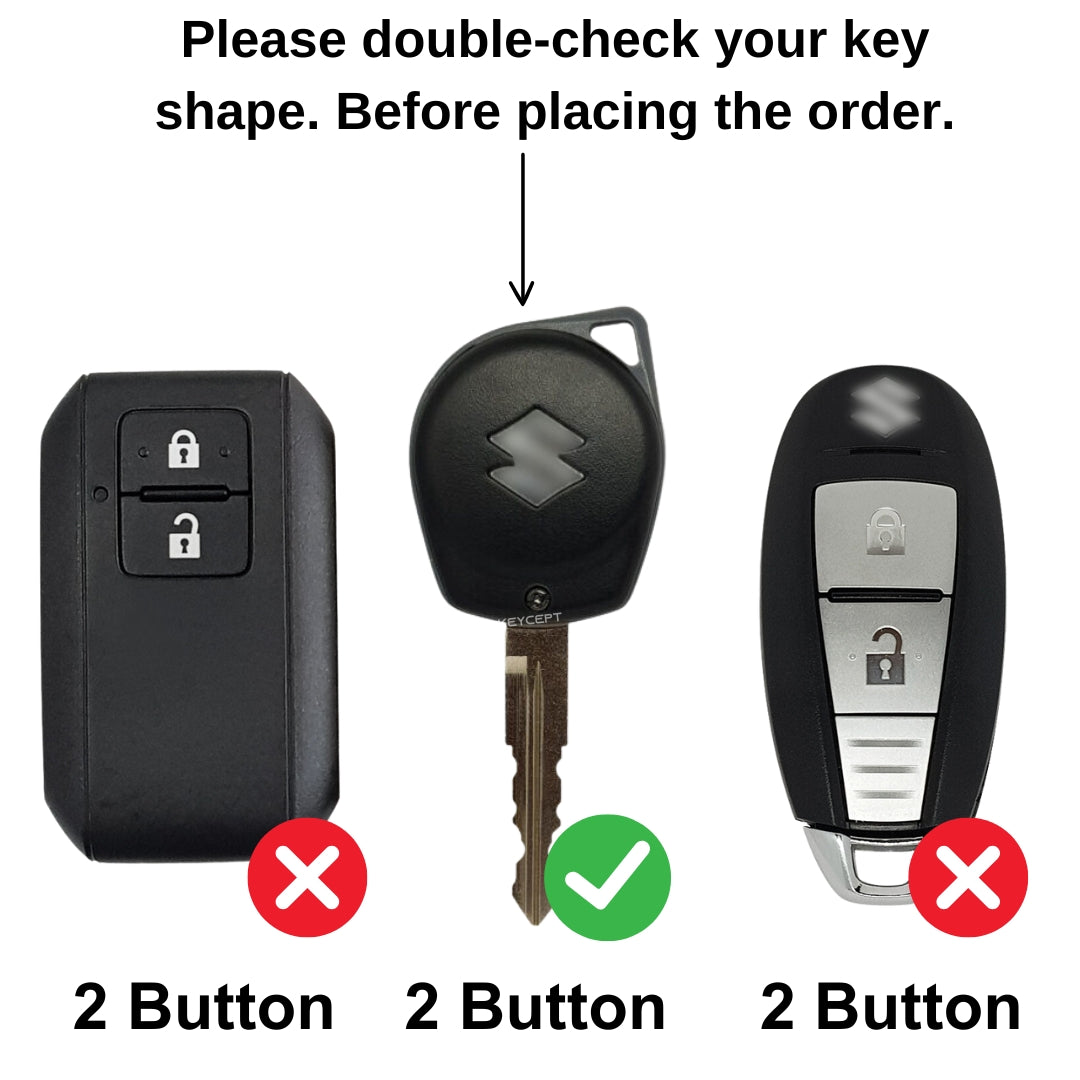 Suzuki Gold Line TPU Key Cover with Keychain