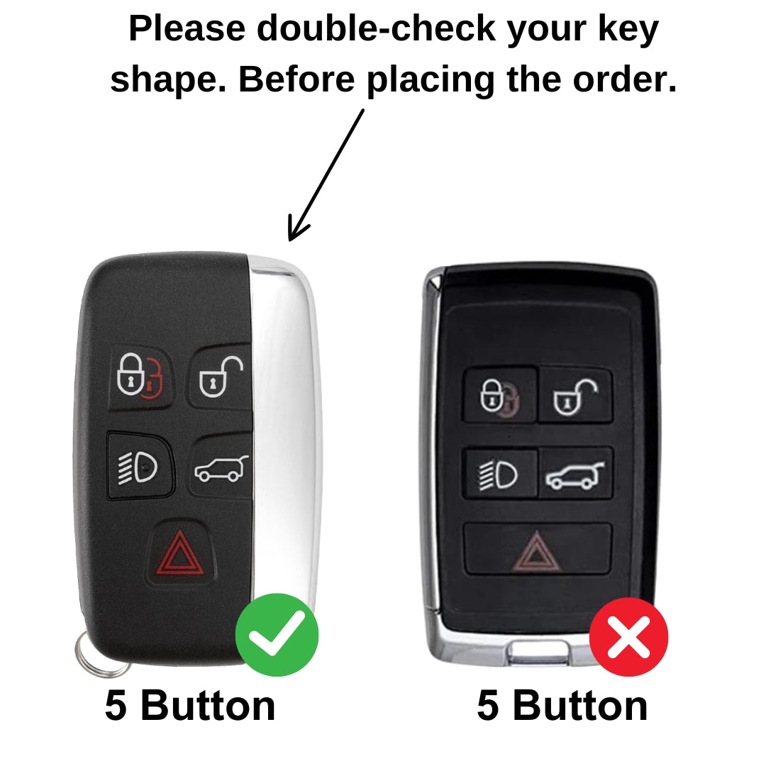 Land Rover TPU Key Cover with Keychain (Type 1).