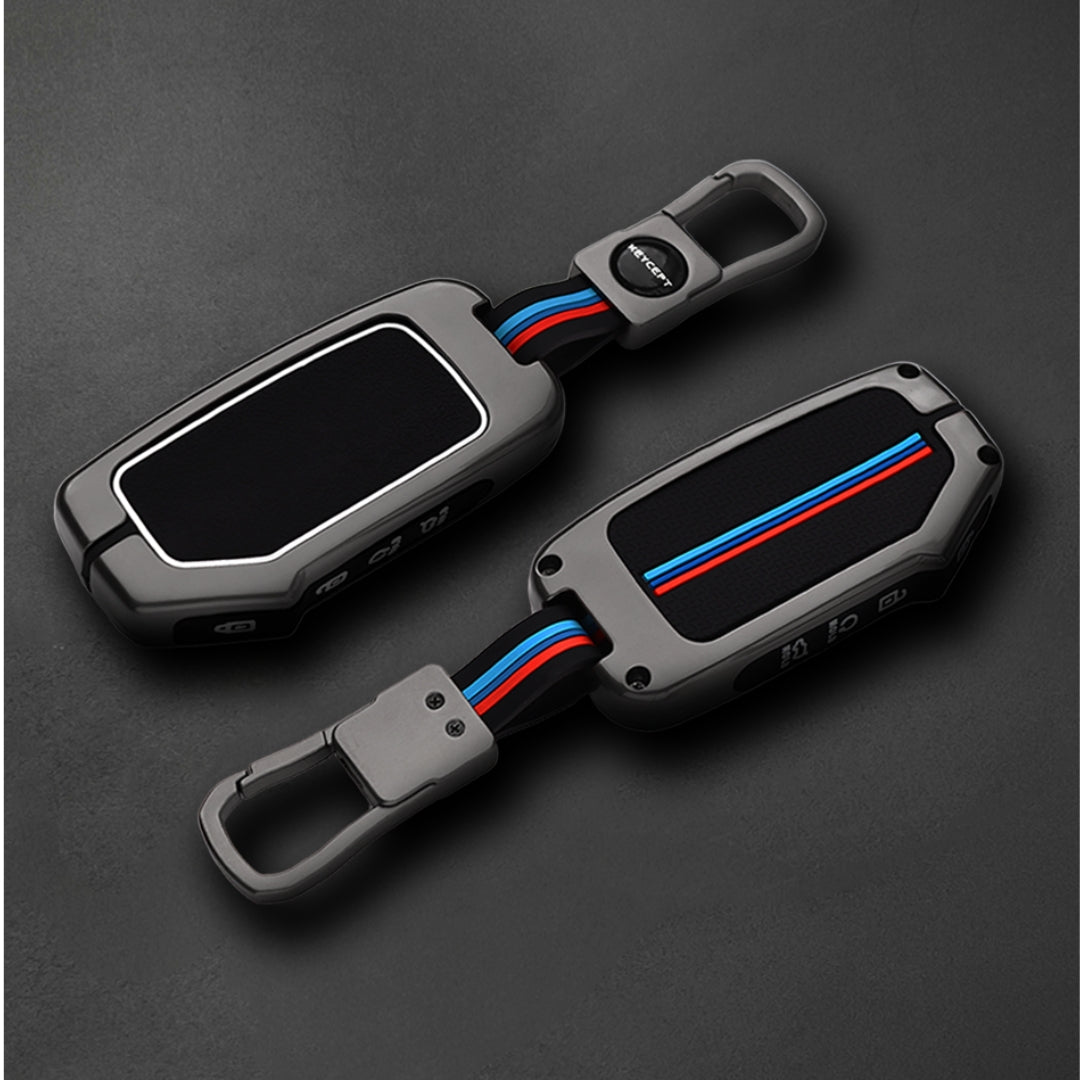 Kia Metal Alloy Key Cover with Keychain (Type M1)