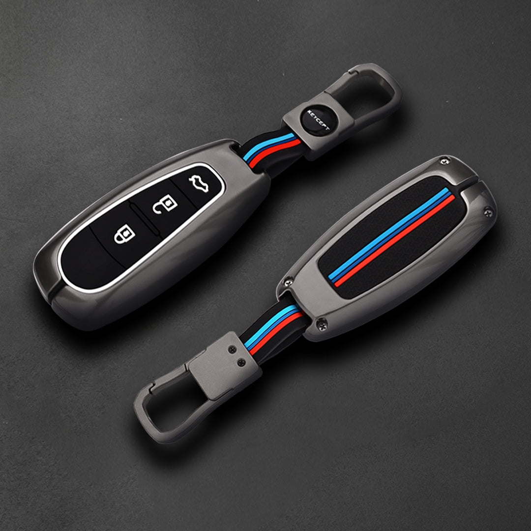 Suzuki Metal Alloy Key Cover with Keychain (Type M1)