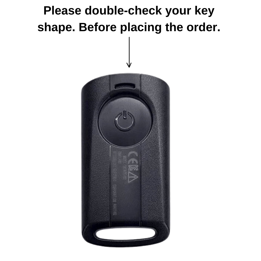 Keycept Metal Alloy Car Key Cover for Yamaha Aerox key with keychain (Type M1)
