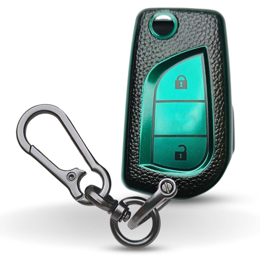 TPU Leather Key Cover Compatible with Keychain (Type 1)