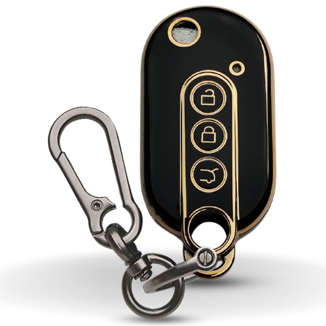 MG Gold Line TPU Car Key Cover with Keychain (Type 1)